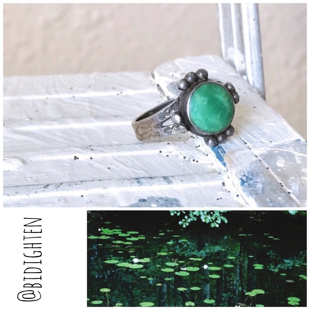 Vintage Sterling Turquoise Ring